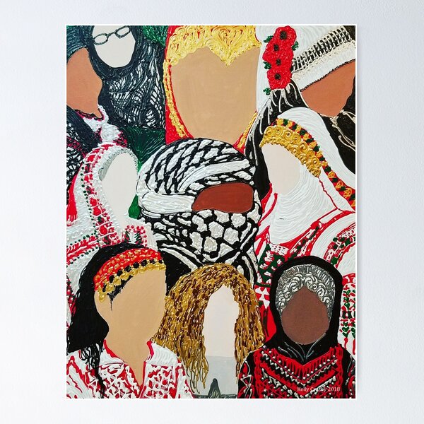 Item preview, Palestinian Ladies designed and sold by kellycrosbyart.
