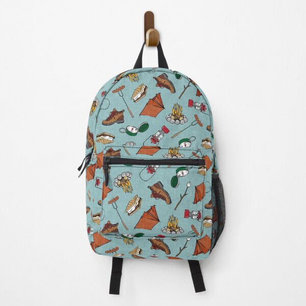 Item preview, Camping Elements - Blue designed and sold by littlearrow.