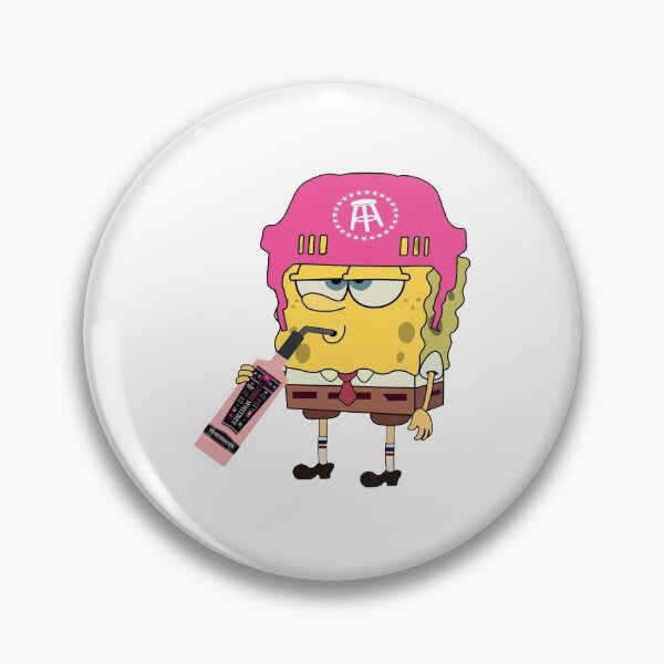 Item preview, Spongebob Drinking Pink Whitney designed and sold by LysMorrison.