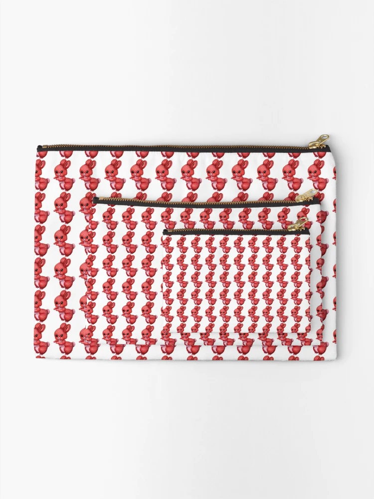 Thumbnail 2 of 4, Zipper Pouch, Red Rabbit designed and sold by Robyn Alatorre.