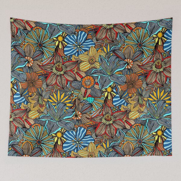 Item preview, Flowers pattern 08 designed and sold by ewoio.