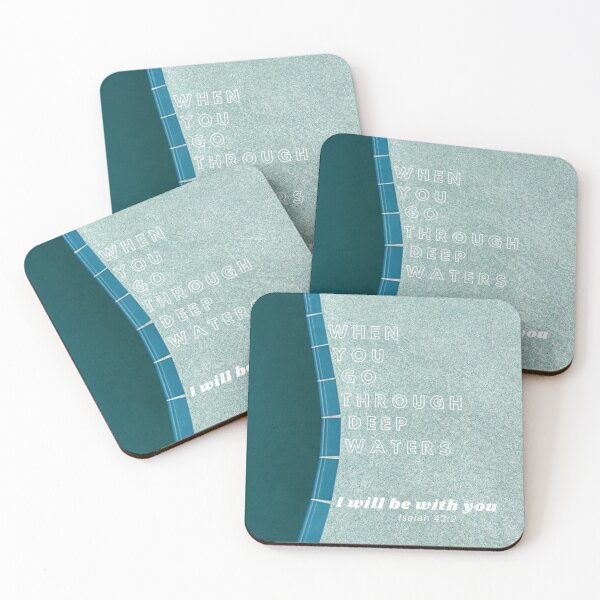Item preview, Isaiah 43:2 Bible Verse designed and sold by faithprints.