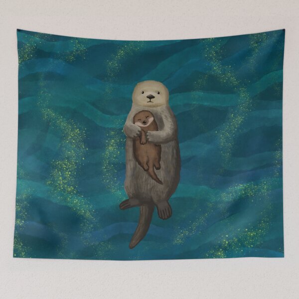 Item preview, Sea Otter with Baby designed and sold by ELMayer.