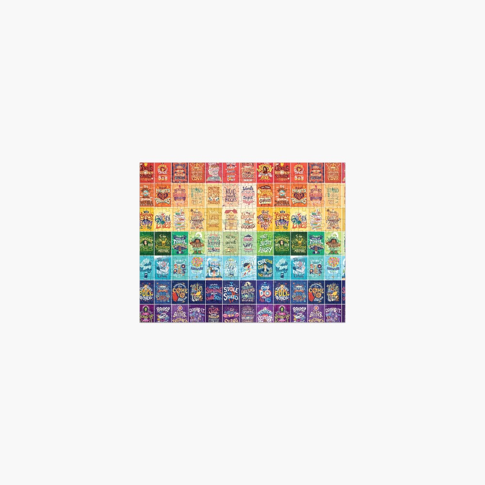 Rainbow of Posters Jigsaw Puzzle