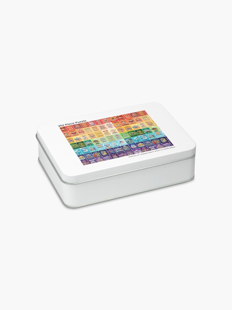 Alternate view of Rainbow of Posters Jigsaw Puzzle