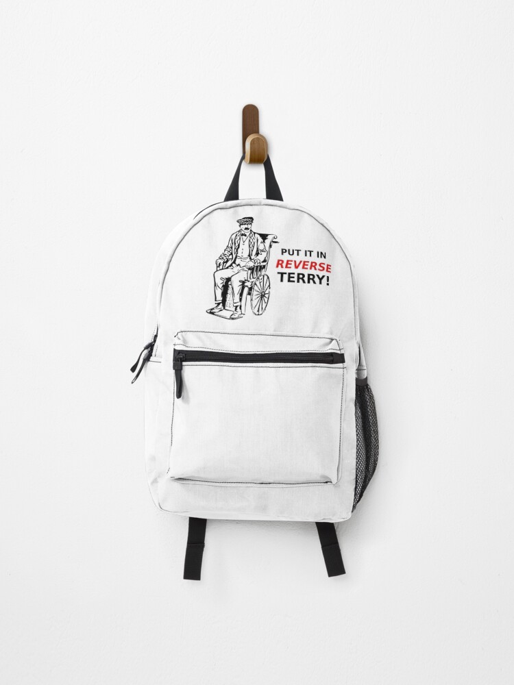 Thumbnail 1 of 3, Backpack, Put It In Reverse Terry designed and sold by dadthebubblegut.