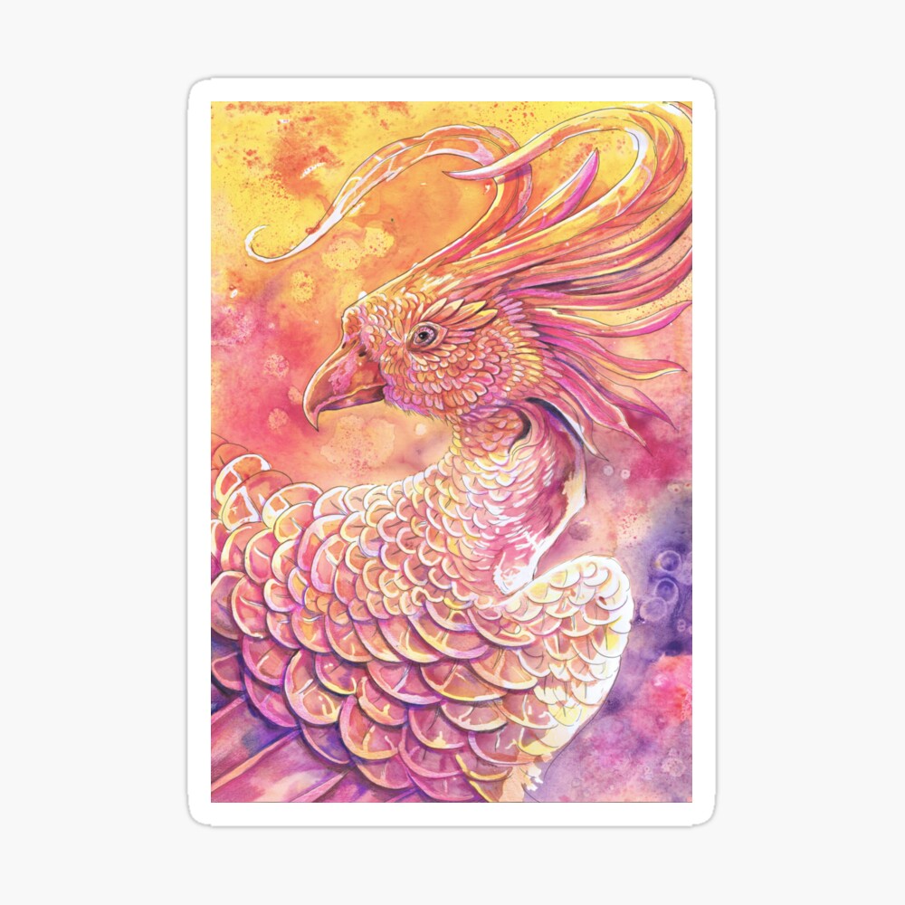 Pink Feathers print by DejaReve