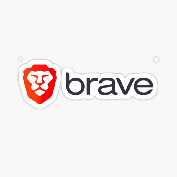 Brave Browser Logo Sticker
