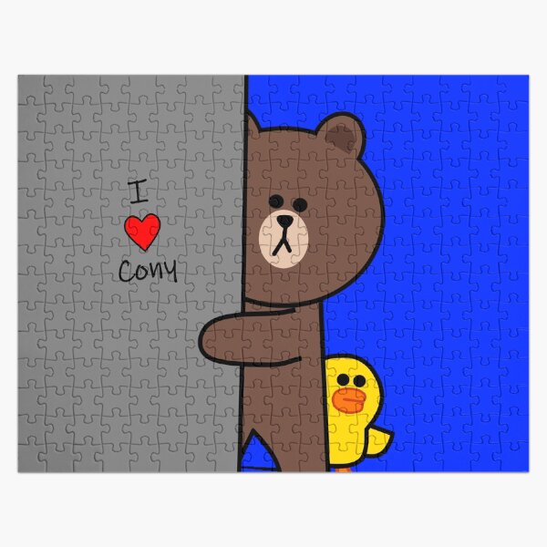 Brown and Cony Handwriting on the Wall Jigsaw Puzzle