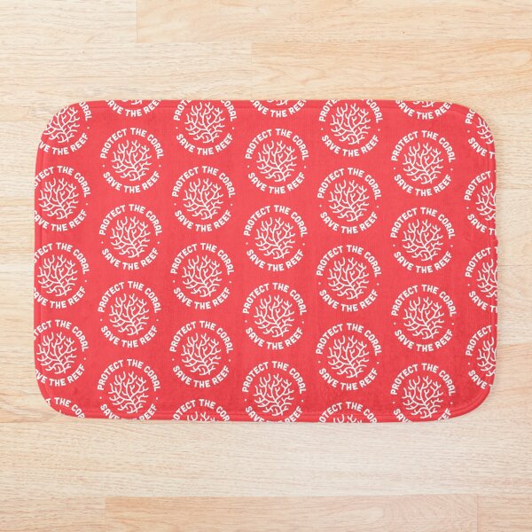 Item preview, Protect the Coral, Save the Reef. Red Icon.  designed and sold by Bangtees.
