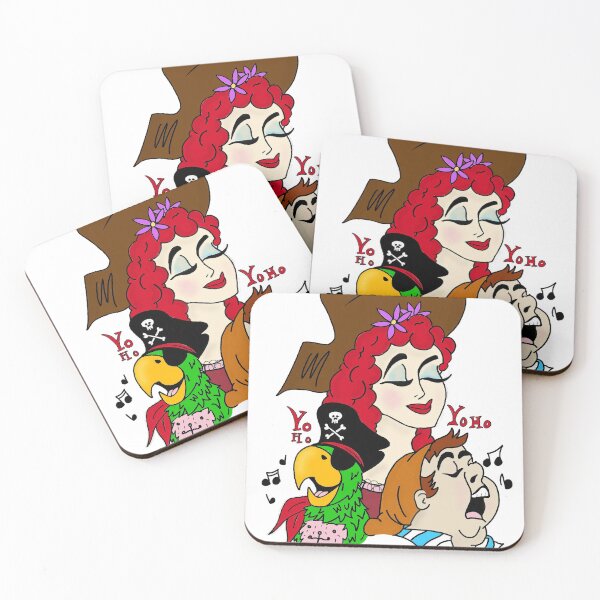 Item preview, Pirates of the Caribbean ride characters (sticker) designed and sold by LakenAlexander.