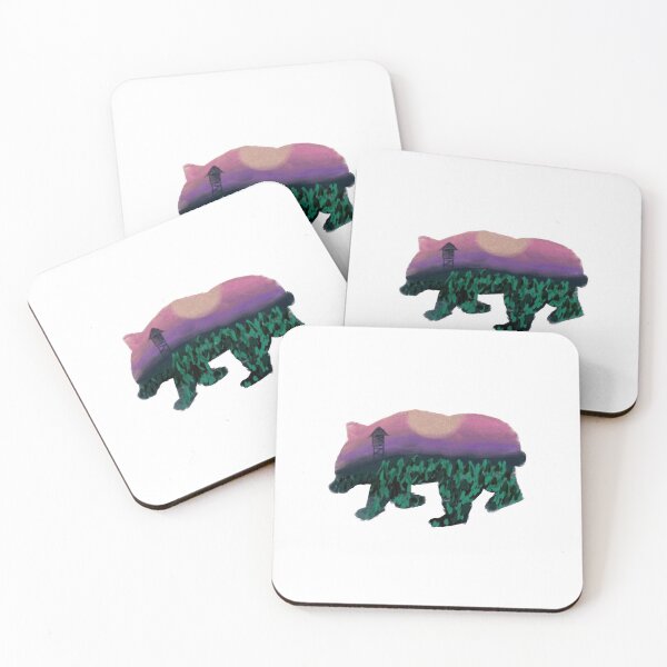 Item preview, Love traveling Landscape Pack Bear Image designed and sold by tinypurpleland.