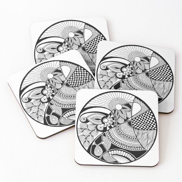 Item preview, Zentangle Design 13 designed and sold by ewoio.