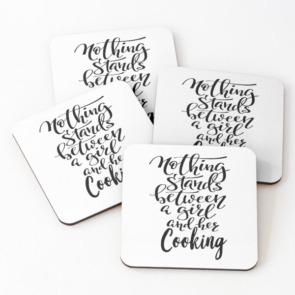 Item preview, Nothing Stands Between A Girl And Her Cooking designed and sold by ProjectX23.
