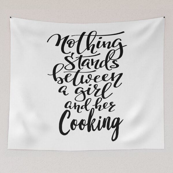 Item preview, Nothing Stands Between A Girl And Her Cooking designed and sold by ProjectX23.