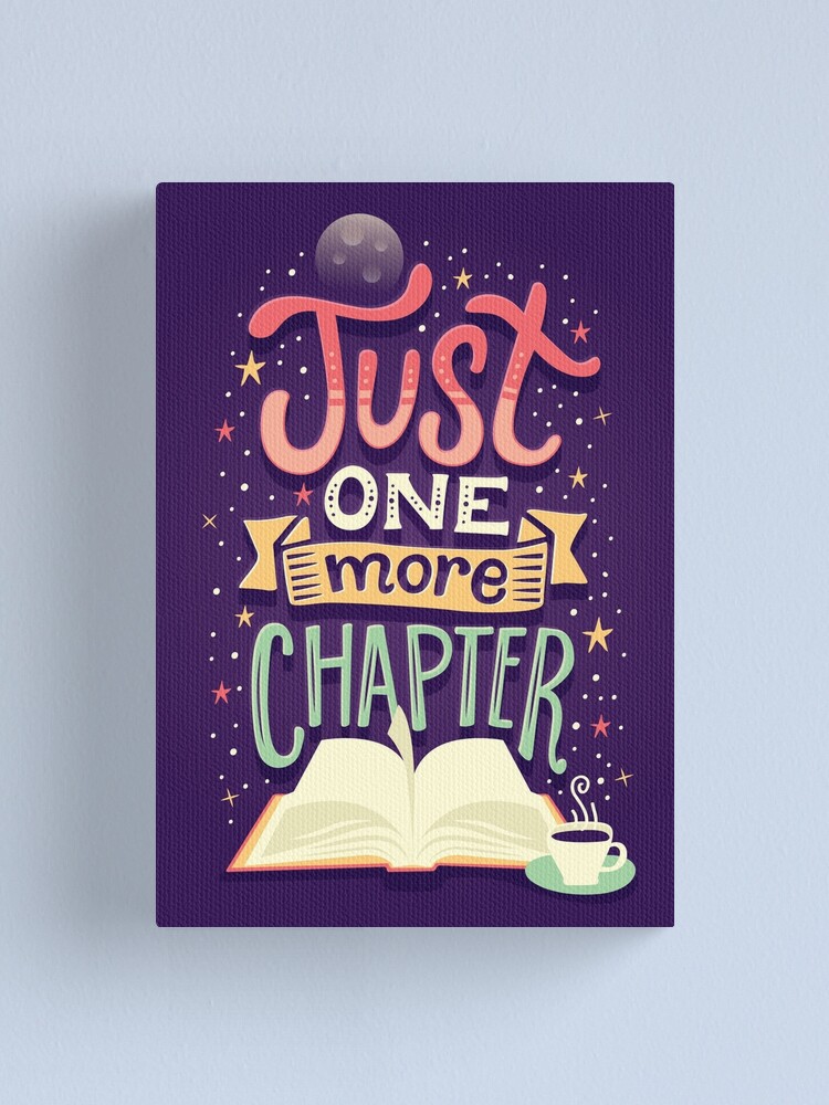 Alternate view of One more chapter Canvas Print