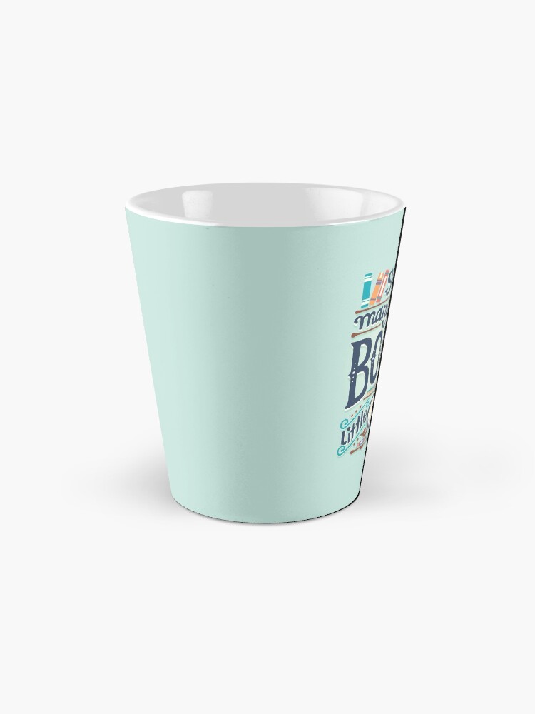 Alternate view of So many books so little time Mug