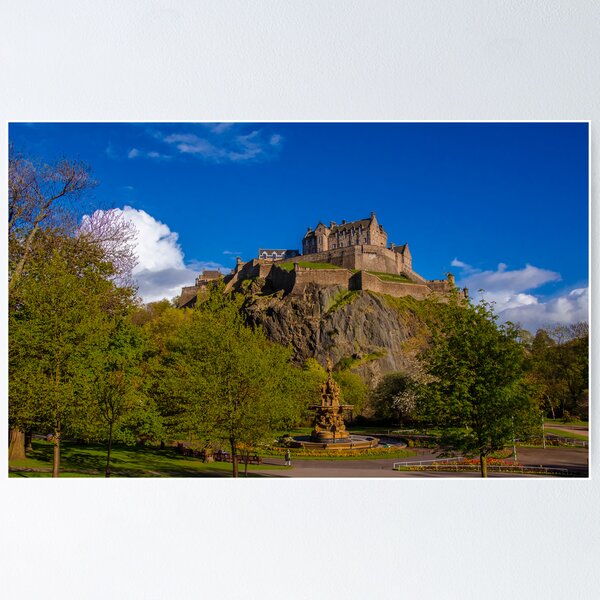 Item preview, Edinburgh castle and the Ross fountain designed and sold by Graeme  Ross.
