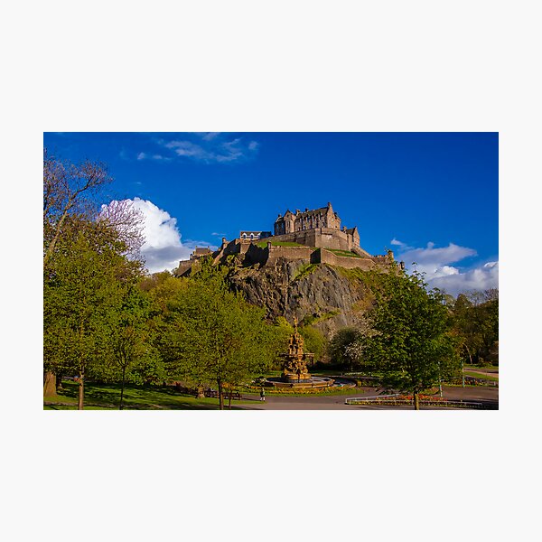 Item preview, Edinburgh castle and the Ross fountain designed and sold by Graeme  Ross.