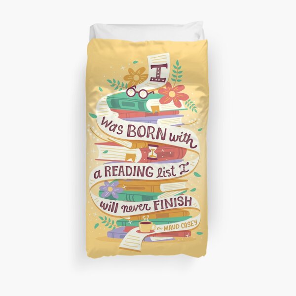 Reading list Duvet Cover