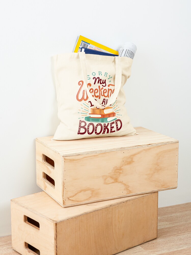 Alternate view of I'm booked Tote Bag