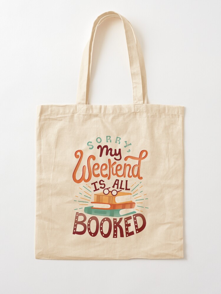 Alternate view of I'm booked Tote Bag