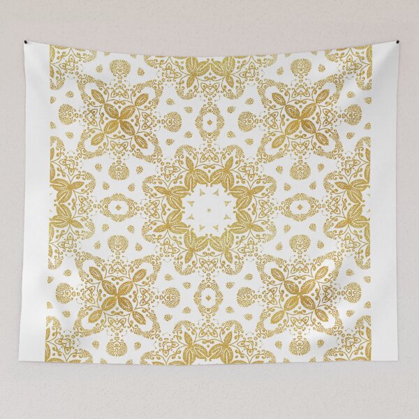 Item preview, Golden pattern designed and sold by MandalaFlowerArt.