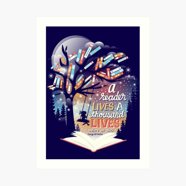 Thousand lives Art Print