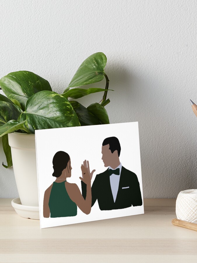 Alaric and Jo wedding Greeting Card for Sale by crystalguo