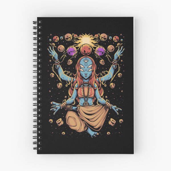 Item preview, Alien Meditating Spiritual Yoga Lover Meditation Gift designed and sold by Delightfully Cynical.