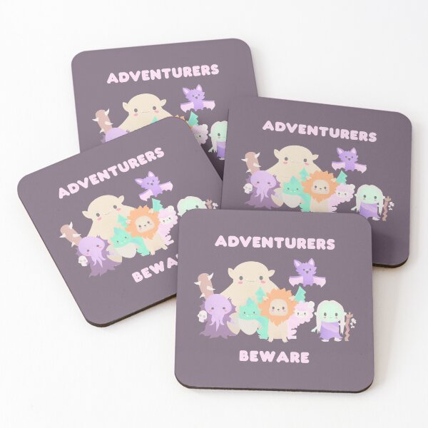 Item preview, Kawaii Monsters - Adventurers Beware designed and sold by FlutesLoot.