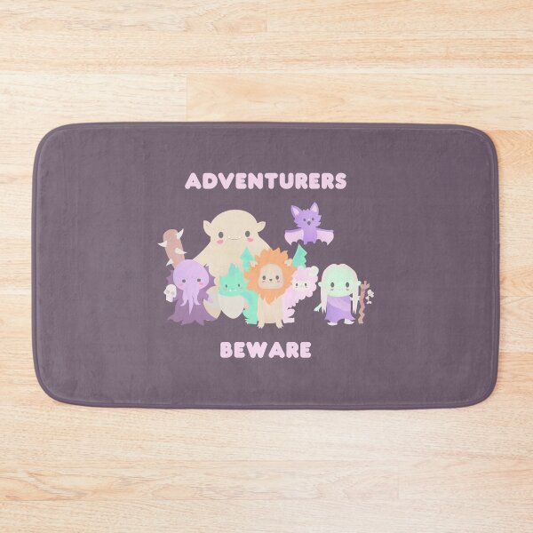 Item preview, Kawaii Monsters - Adventurers Beware designed and sold by FlutesLoot.