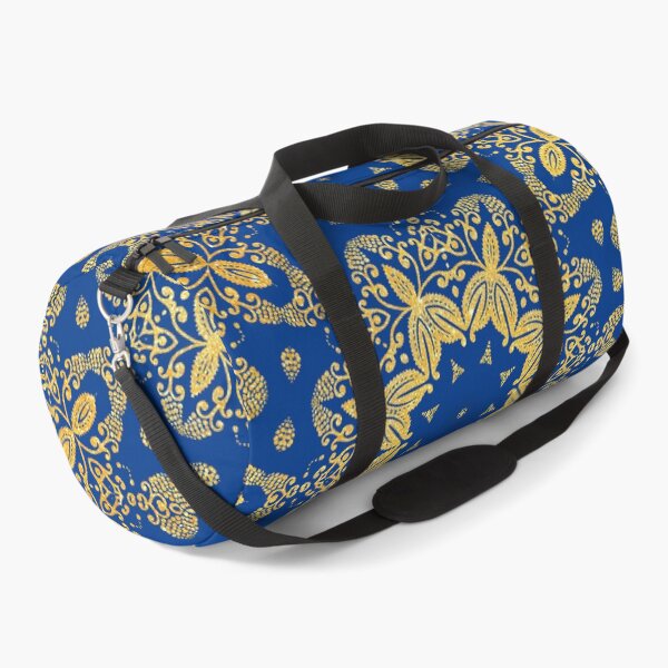 Item preview, golden mandala on the dark blue background designed and sold by MandalaFlowerArt.