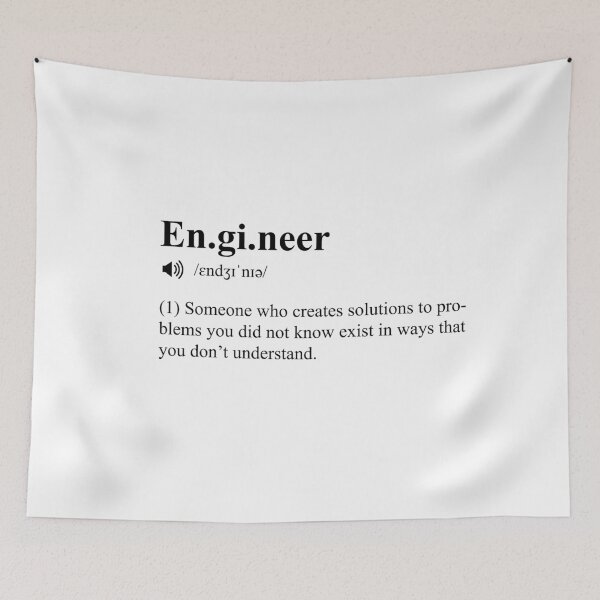 Item preview, Engineer Definition designed and sold by tinypurpleland.