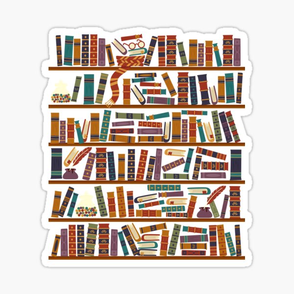 Bookshelf Sticker