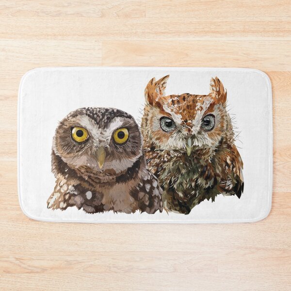 Item preview, Little Owl and Scops Owl designed and sold by obscurite.