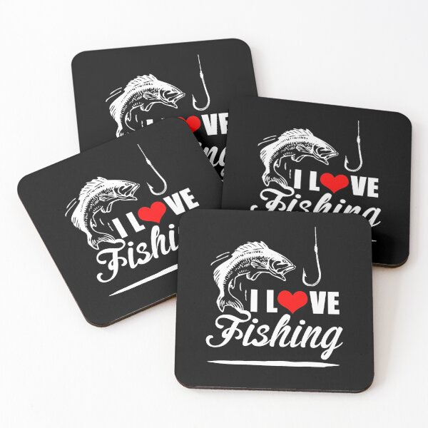 Item preview, I love Fishing - cool fishing lover Gift designed and sold by Teenation9.