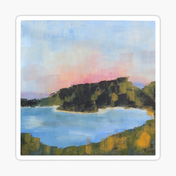 Item preview, Art print landscape Wineglass Bay designed and sold by Angela-Chapman.