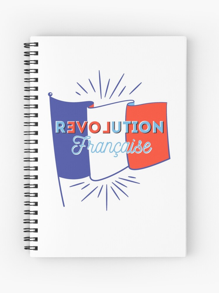 Cuaderno de espiral «Revolución francesa» de Sophsa | Redbubble