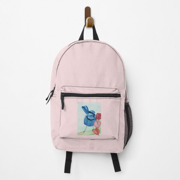 Item preview, Blue Wren with Tulips  designed and sold by Deb Webb.