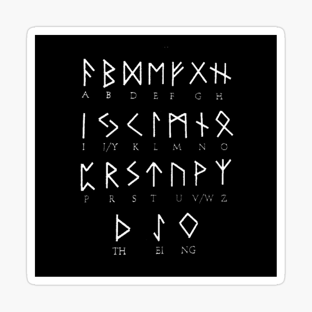 BIND RUNES Runic Alphabet Letters Personalized ADD Ons to Your