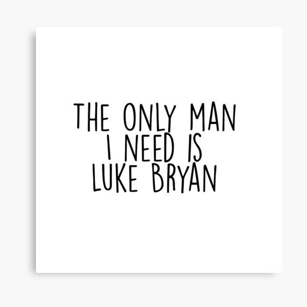 Luke Bryan Canvas Prints Redbubble - roblox id codes luke bryan fifth harmony and more