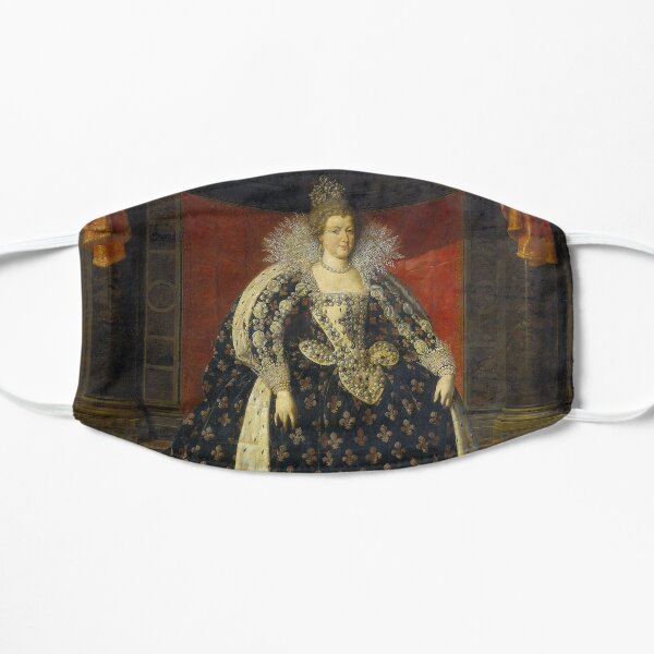 Painting Art, Frans Pourbus, Paintings Artist, Marie de' Medici Flat Mask