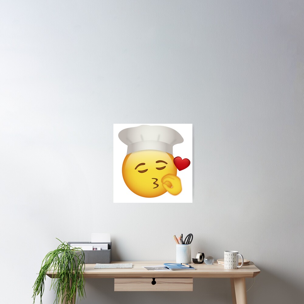 chef-s-kiss-emoji-poster-for-sale-by-fmbajorat-redbubble