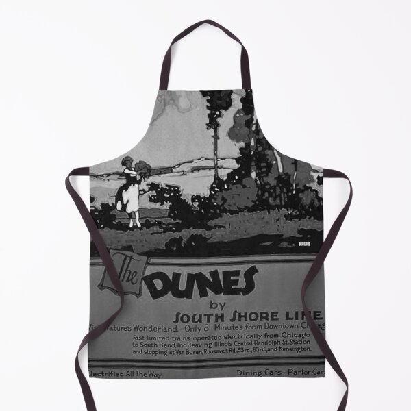 Item preview, The Dunes Noire vintage travel poster designed and sold by stickart-marek.