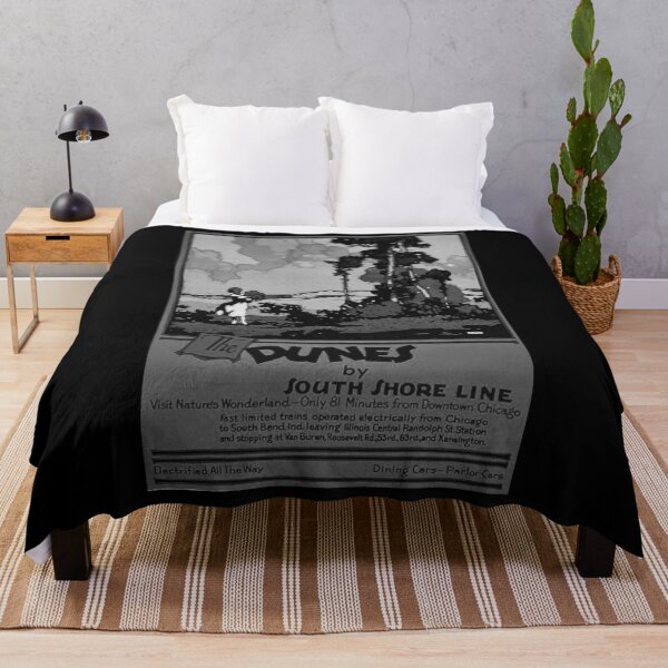 Item preview, The Dunes Noire vintage travel poster designed and sold by stickart-marek.