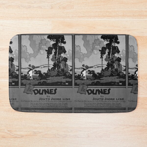 Item preview, The Dunes Noire vintage travel poster designed and sold by stickart-marek.