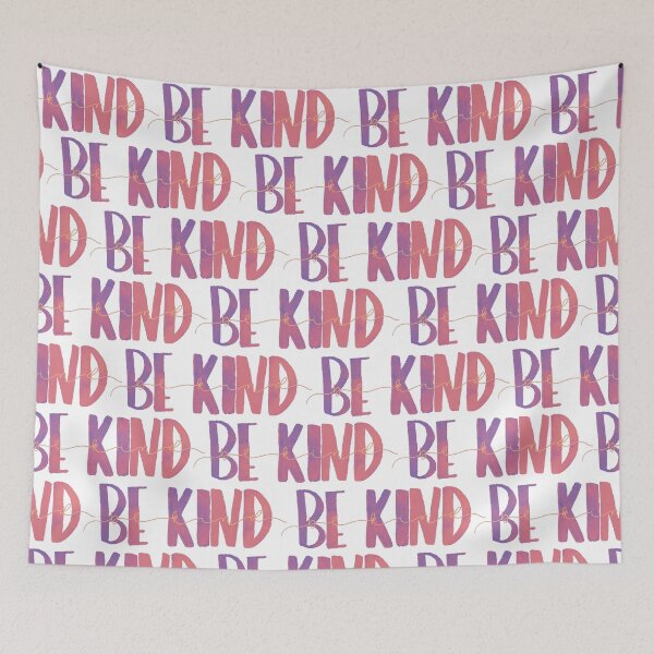 Item preview, Be Kind Purples Pattern | Be Kind | Cute Pattern designed and sold by merakiandmind.