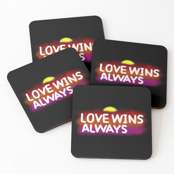 Item preview, Love wins always designed and sold by HibouMagique.