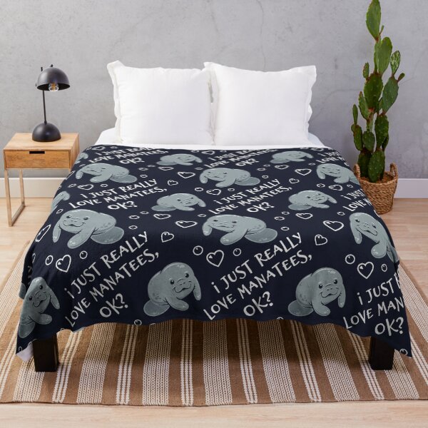 Vista previa del artículo con la obra «Realmente me encantan los manatíes, ¿de acuerdo?», diseñado y vendido por Bangtees.